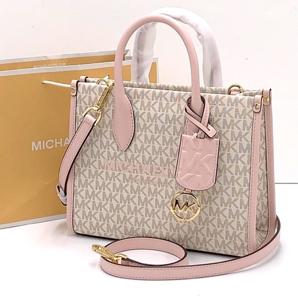MICHAEL KORS MIRELLA SMALL
SHOPPER TOP ZIP XBODY POWDER
BLUSH MULTI SIGN… - Picture 2 of 16
